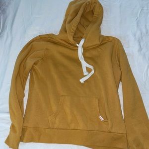 Mustard colored Hoodie Juniors size XLarge-GUC